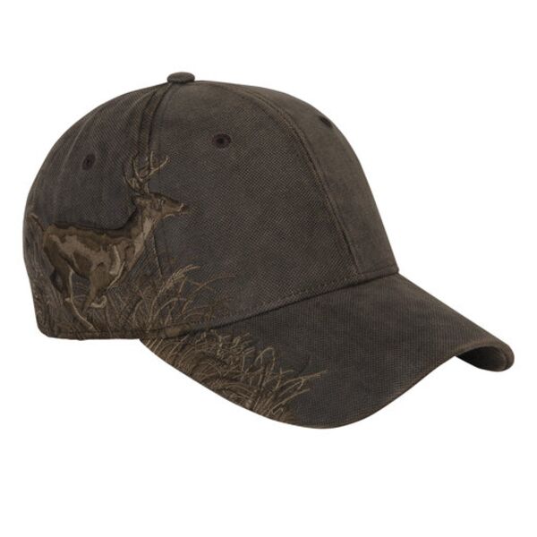 Running Buck Structured Mid-Profile Hat Thumbnail