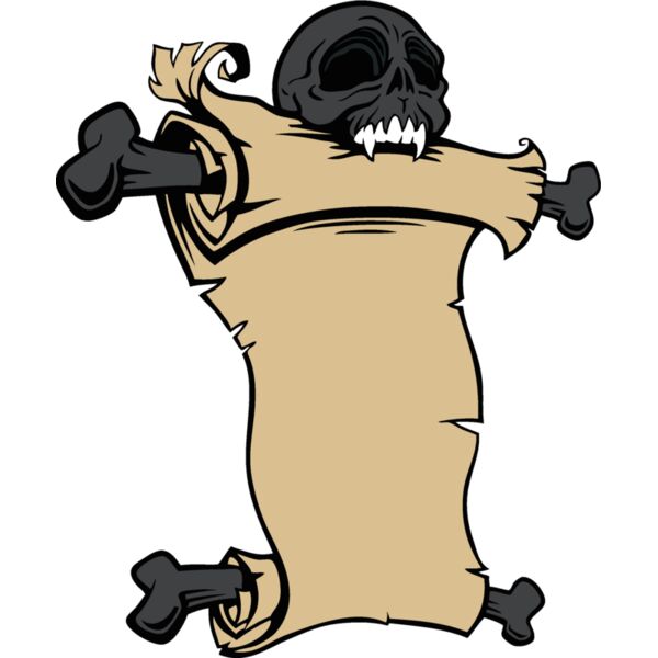 skull and scroll Thumbnail