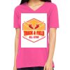 Missy's Relaxed Jersey Short-Sleeve V-Neck T-Shirt Thumbnail