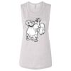 Ladies' Bella Flowy Scoop Muscle Tank Thumbnail
