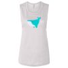 Ladies' Bella Flowy Scoop Muscle Tank Thumbnail